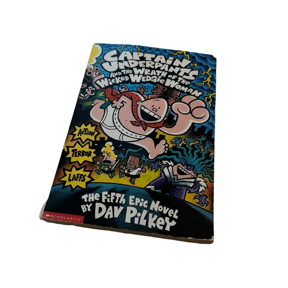 Young Adult Book: Captain Underpants and the Wrath of the Wicked Wedgie Woman.
